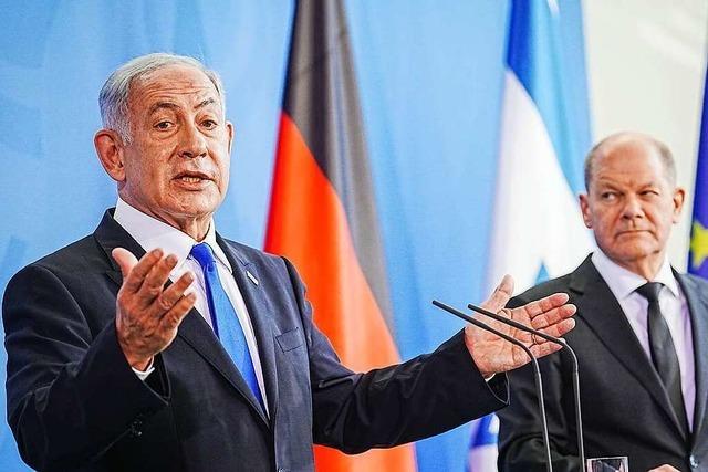 Netanjahus Besuch bei Kanzler Scholz: Freundlich vorgetragene Kritik