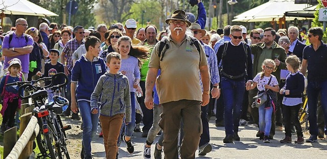 Viele folgten dem Aufruf zum Wandern 2019.   | Foto: Sandra Decoux-Kone