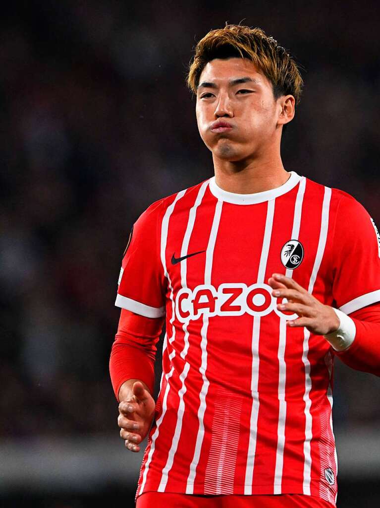 Ritsu Doan hat im Bundesligaspiel gegen Hoffenheim den Siegtreffer erzielt. Gegen Juve konnte er einen solchen Coup nicht wiederholen.