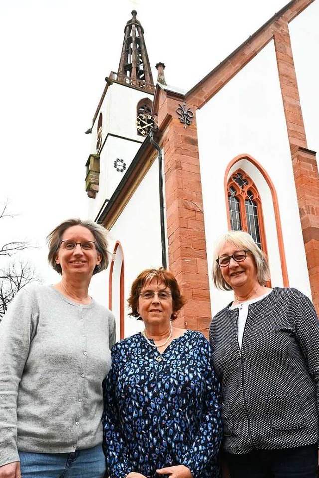 Kathrin Osteneck, Irmgard Meiners-Schuth und Therese Baumgartner (von links)  | Foto: Markus Zimmermann