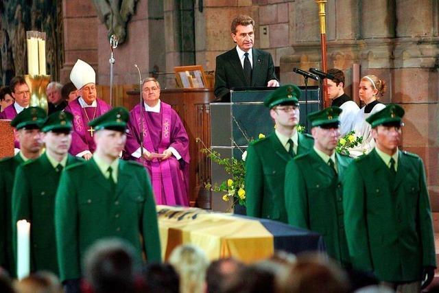 Oettingers Trauerrede für Filbinger im Jahr 2007 war Treibstoff fürs rechte Lager