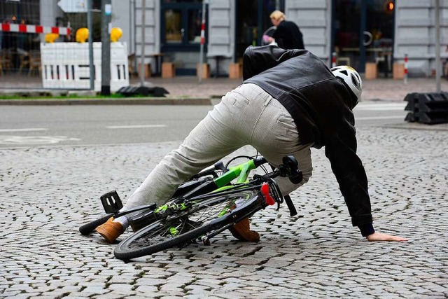 Die Zahl der Radunflle hat in Freiburg im Jahr 2022 zugenommen. (Symbolbild).  | Foto: Ingo Schneider