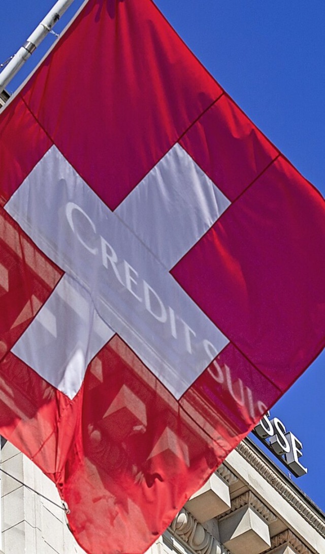 Die Schweizer Grobank hat viel Vertrauen verspielt.  | Foto: Urs Flueeler (dpa)