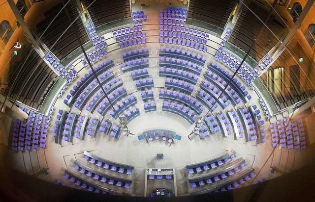 Der nchste Bundestag wird kleiner, vo...e Wahlrechtsreform der Ampelkoalition.  | Foto: Michael Kappeler (dpa)