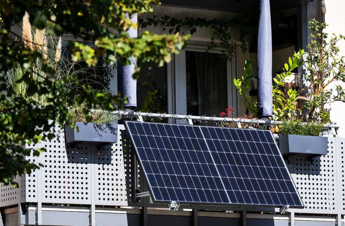 Die Resonanz war groß: 69 Balkon-Solar...Eimeldinger Sammelbestellung zusammen.  | Foto: Sven Hoppe