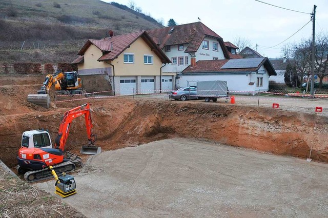 Ein L-frmiger Anbau entsteht am Gasthaus Rssle.  | Foto: Sebastian Ehret