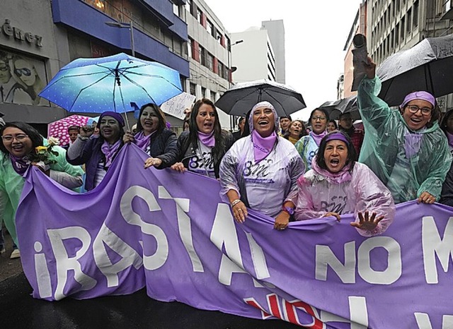 Globale Proteste am Weltfrauentag  | Foto: Dolores Ochoa (dpa)