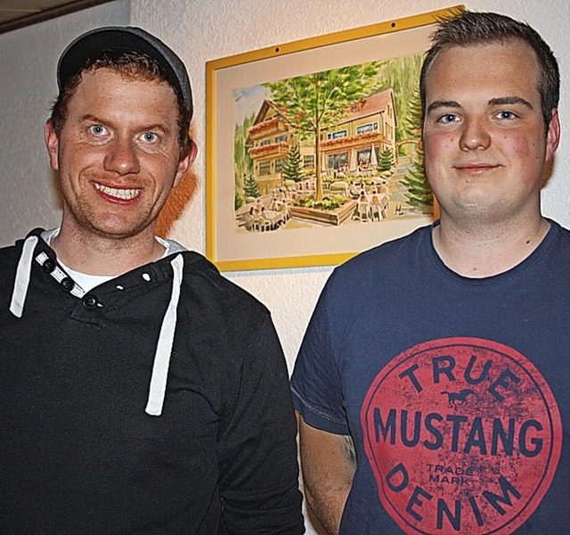 Neu im  Vorstand des Angelsportvereins...rick Siegwart, links, und Mike Rmmele  | Foto: Andreas Bhm