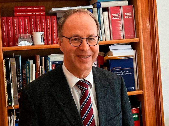 Volker Ellenberger ist Prsident des Verwaltungsgerichtshofs Baden-Wrttemberg  | Foto: Theo Westermann