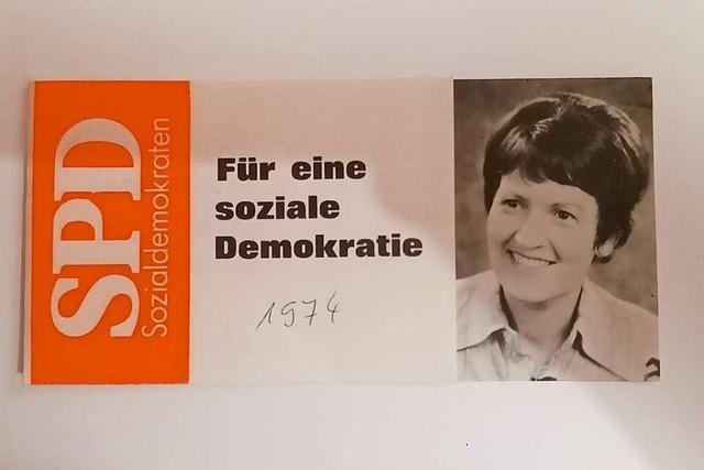 Die Kirchzartenerin Kristin Ulrich ist seit 50 Jahren SPD-Mitglied