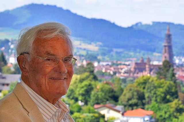 Walter Kolb an seinem 90. Geburtstag  | Foto: Michael Bamberger
