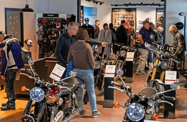 Bei Motorrad Hnsle war am Wochenende einiges los.  | Foto: Hnsle Motorradsport GmbH