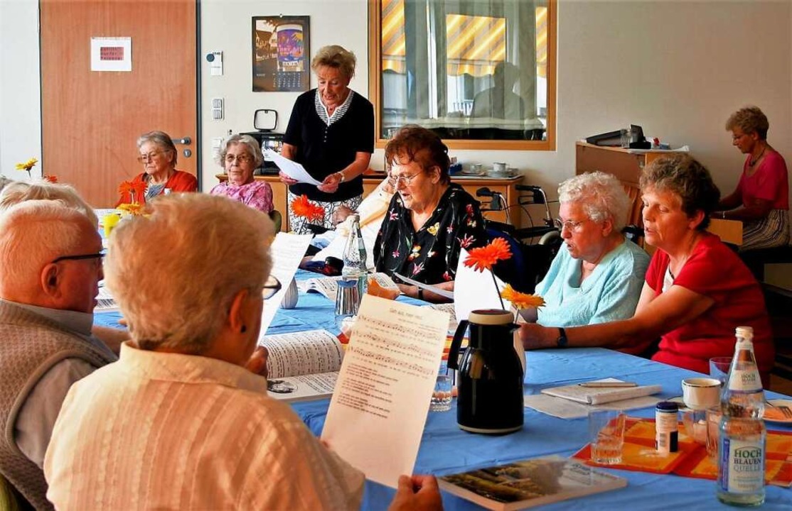 Der Verein hat in 25 Jahren auch immer...im Jahr 2008 gemeinsam gesungen wurde.  | Foto: Sabine Model