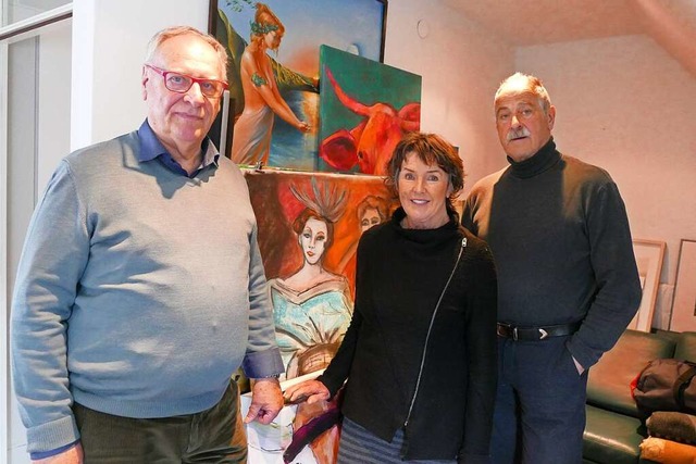 Klaus Schubnell (links), Barbara Heer ...t im Schlssle&#8220; in Heiligenzell.  | Foto: Alena Ehrlich