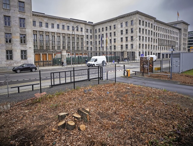 Die Freiflche gegenber dem Finanzministerium an der Wilhelmstrae  | Foto: Michael Kappeler