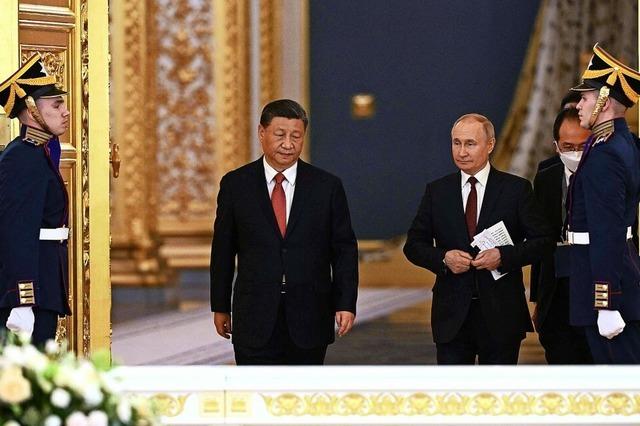 Xis China und Putins Russland wollen enger zusammenarbeiten