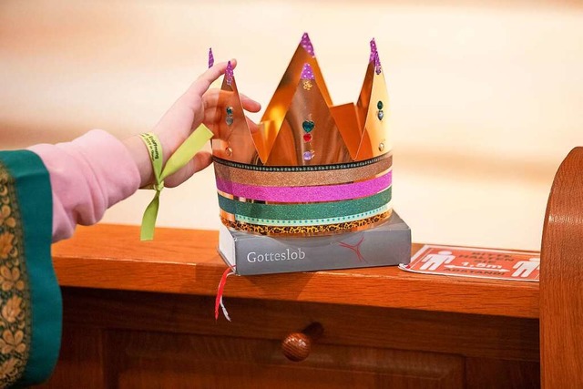 Die Sternsinger haben in Freiburg erfolgreich Geld gesammelt.  | Foto: Friso Gentsch (dpa)