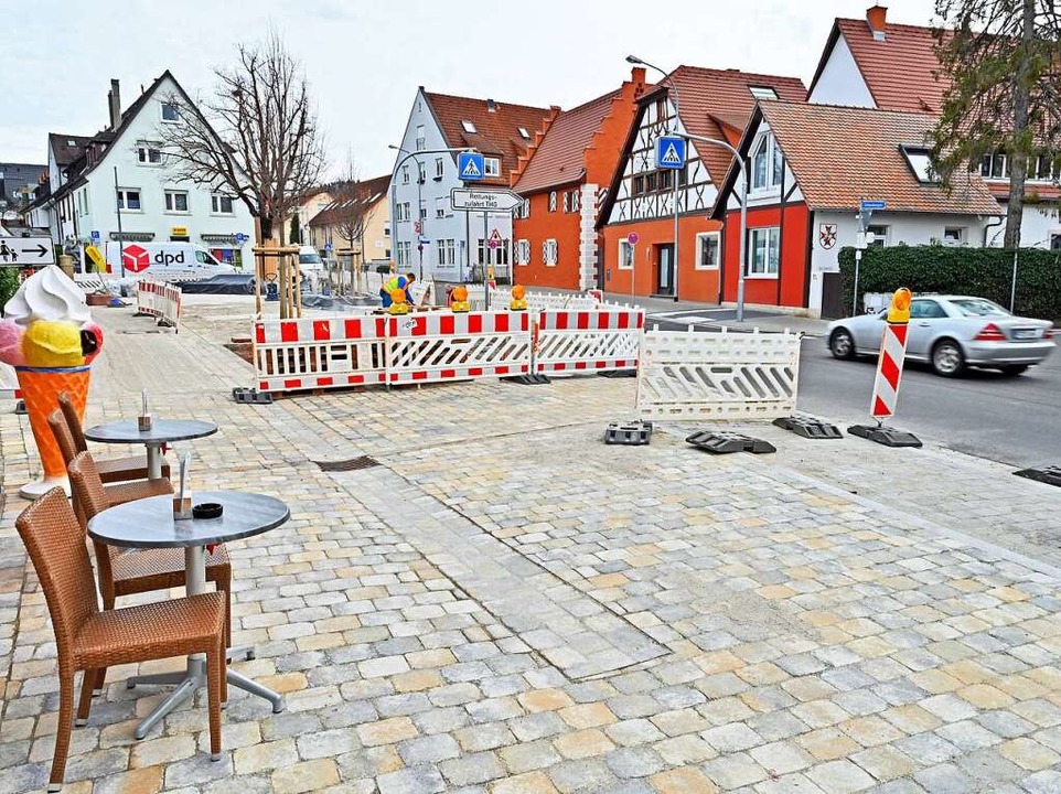 Der  Uffhauser Platz wird bald eingeweiht.  | Foto: Michael Bamberger
