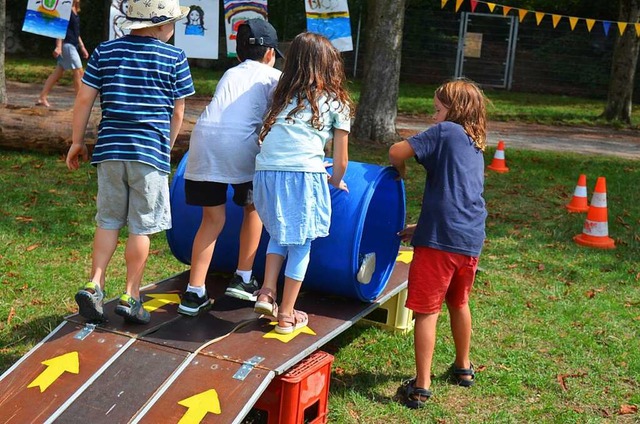 Immer wieder ein Highlight im Spielmob...hholzpark gegen Ende der Sommerferien.  | Foto: Spielmobil Freiburg