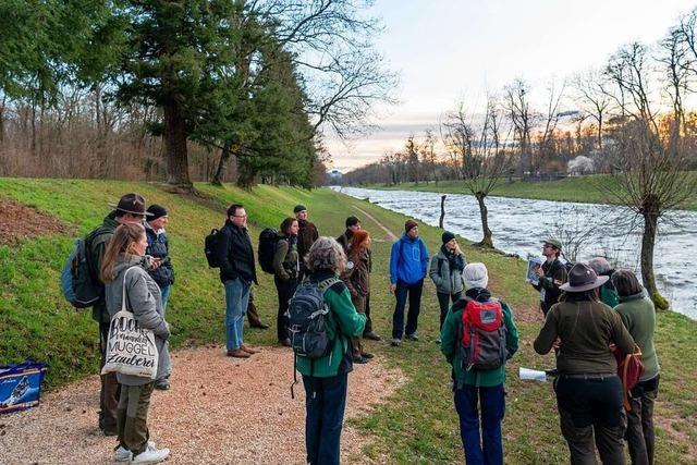 Ranger aus Deutschland und der Schweiz motiviert ein Treffen im Landschaftspark Wiese
