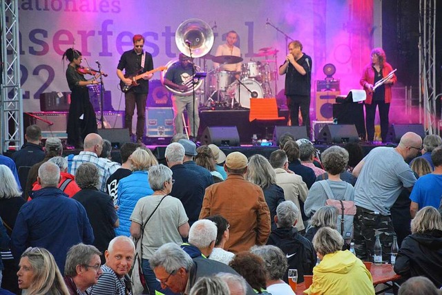 Das Blserfestival kommt wieder, wenn ...s den USA beim letztjhrigen Festival.  | Foto: Hannes Lauber