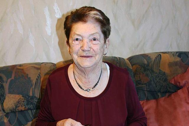 Auch nach 90 Jahren ist Anna Riedmüller rüstig wie manche Junge nicht