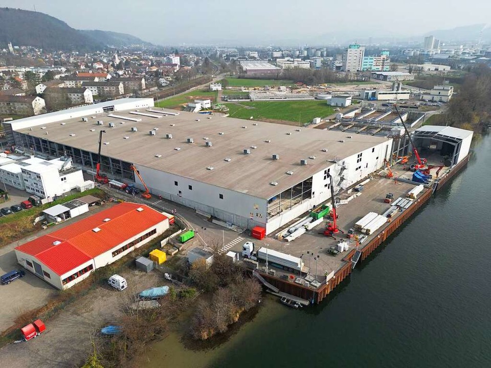 Ende Februar begann der Rckbau der Gebudehlle.  | Foto: Pressefoto Roche