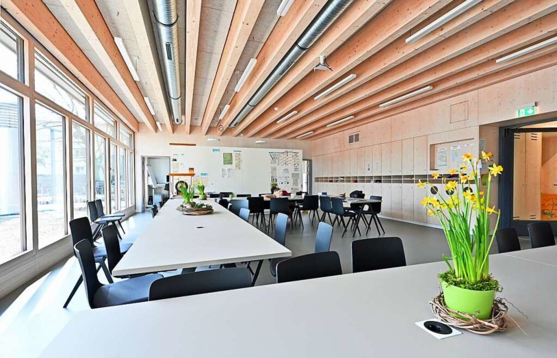 Das neue Lehrerzimmer der Anne-Frank-Schule.   | Foto: Michael Bamberger