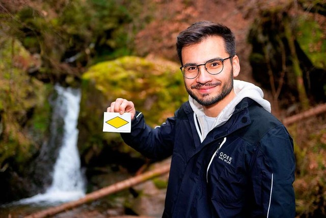 Simeon Gtz ist gerne in der Natur unterwegs.  | Foto: Wolfgang Scheu