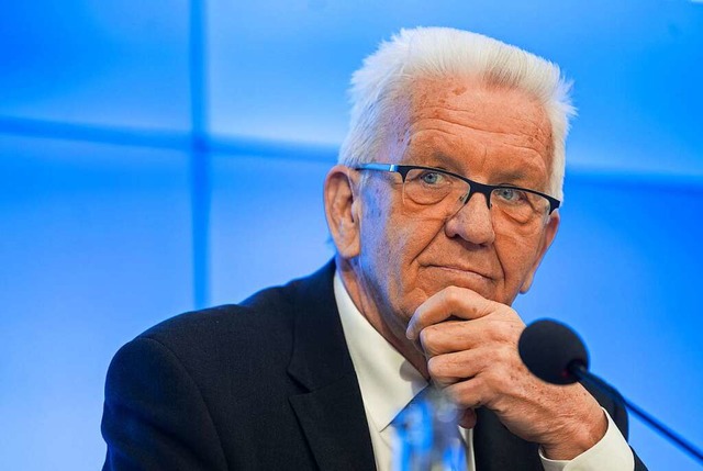 Ministerprsident Winfried Kretschmann...folgerin Zeit hat, sich zu etablieren.  | Foto: Marijan Murat (dpa)