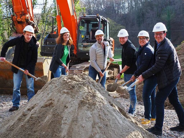 Sichtlich Spa hatten Jens Lauber (von...Hauf, Joelle Kammerer und Ulrich Wei.  | Foto: Herbert Frey