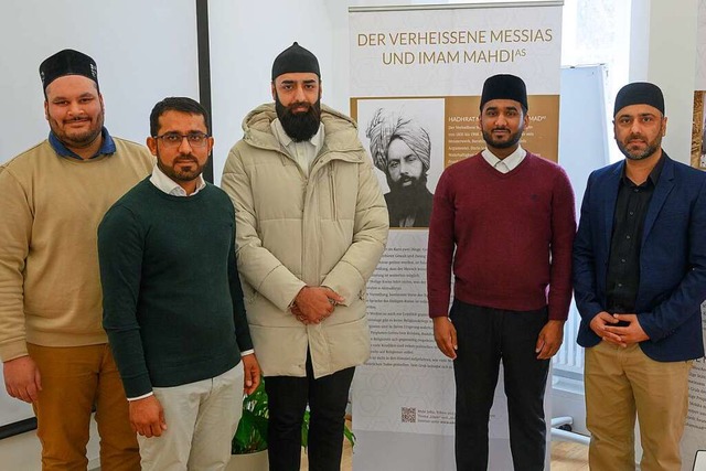 Wenden sich gegen Rassismus: Ansir Moh... islamischen Reformgemeinde in Lrrach  | Foto: Ansgar Taschinski