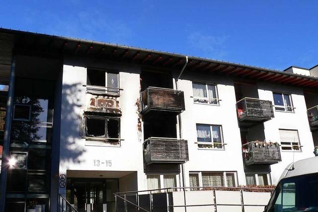 Brand in Seniorenwohnanlage in Elzach wurde wohl von brennender Zigarette ausgelöst