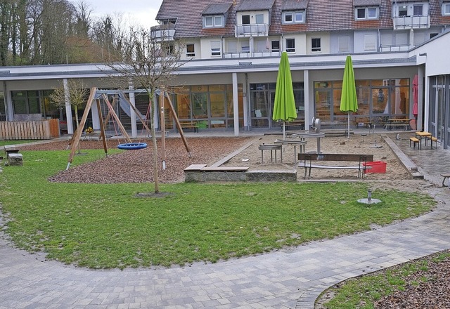 Der Rosenburg-Kindergarten mit Auenspielflche  | Foto: Martin Pfefferle