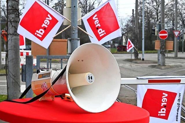 Streik in Freiburg: Am Montag fahren keine Straßenbahnen