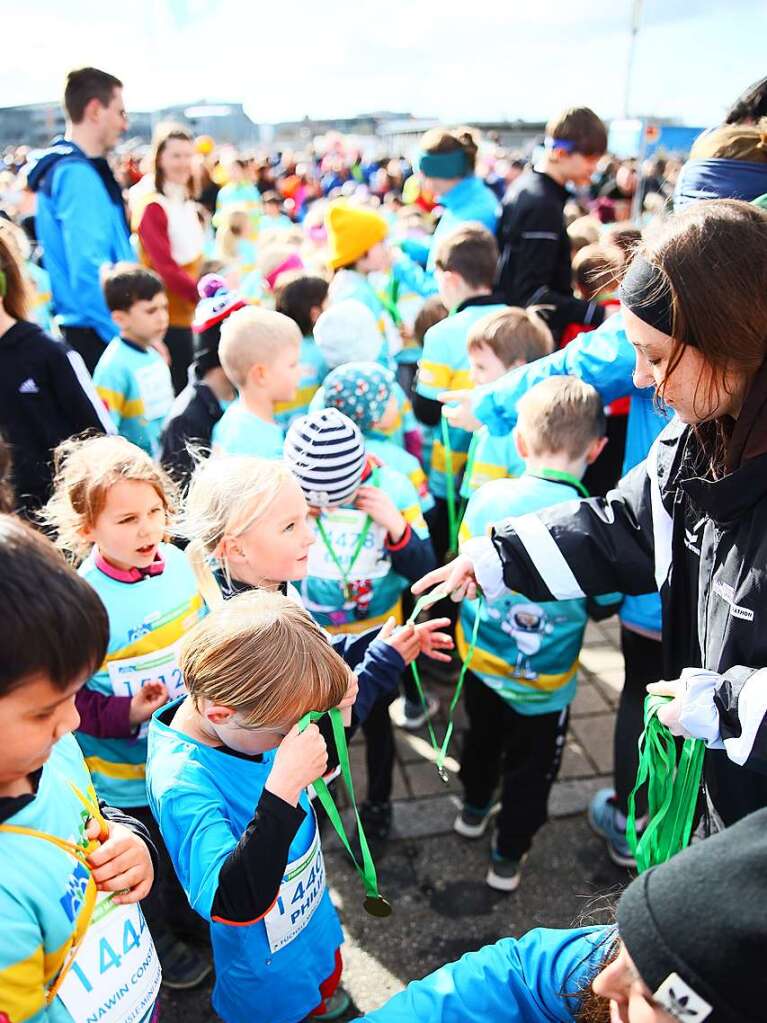 Laufspa fr die kleinsten Laufsportlerinnen und -sportler: Der Fchsle-Mini-Marathon