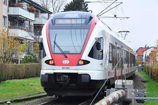 Die Regio S-Bahn im Kreis Lörrach wird am Montag wohl nicht fahren