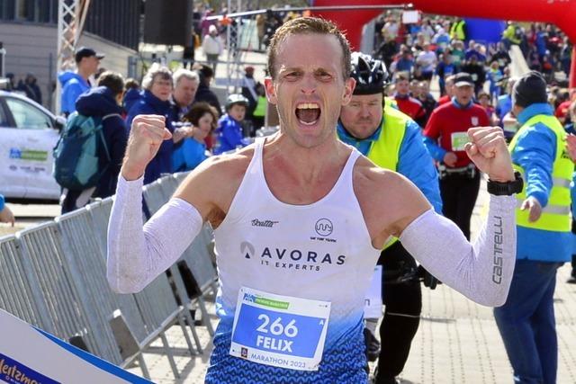 Freiburg-Marathon-Sieger Felix Khler: 
