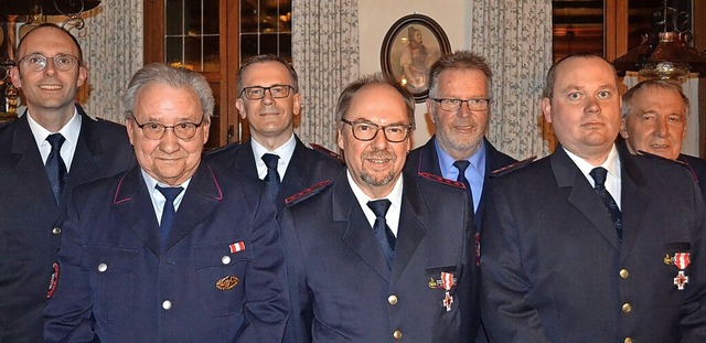 Geehrte bei der Feuerwehr Friedenweile..., Martin Winterhalder, Franz Kleiser.   | Foto: Liane Schilling