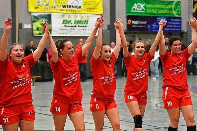 Handballerinnen des TuS Schutterwald steigen in die dritte Liga auf