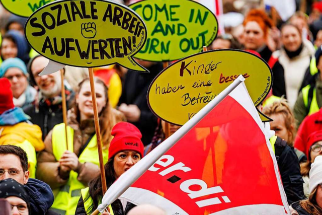 Gewerkschaften in Streiklaune: 
