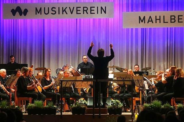 Der Musikverein Mahlberg glnzte beim Frhjahrskonzert mit berraschenden Effekten