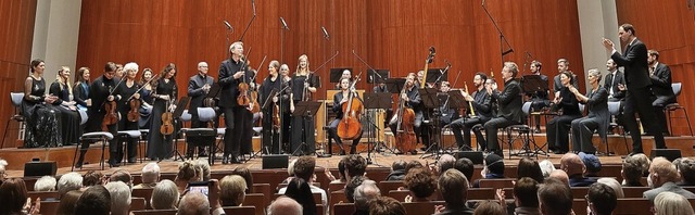 Das Freiburger Barockorchester bei einem Konzert im Konzerthaus Freiburg  | Foto: Alexander Dick