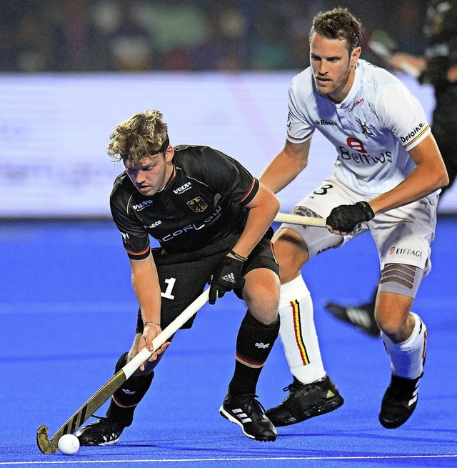 Im Januar fand die Feldhockey-Weltmeis...ver aus Belgien am 2. Spieltag der WM.  | Foto: Frank Uijlenbroek