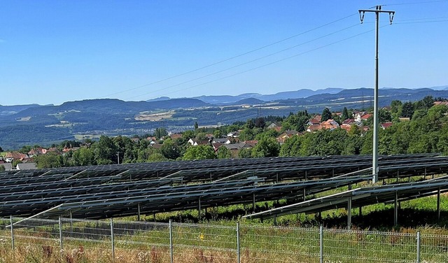 In der Nhe des bestehenden Solarparks...ehen. Der Gemeinderat Murg lehnte ab.   | Foto: Gemeinde Murg