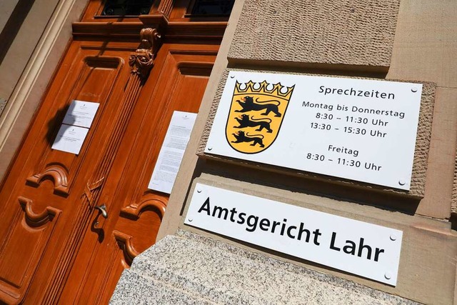 Die Verhandlung fand am Amtsgericht Lahr statt.  | Foto: Christoph Breithaupt