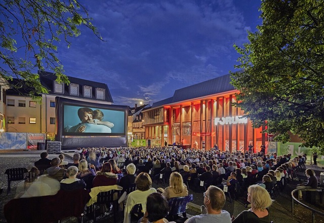 Das Open-Air-Kino ist ein Magnet in der Innenstadt.   | Foto: Stadt Lahr