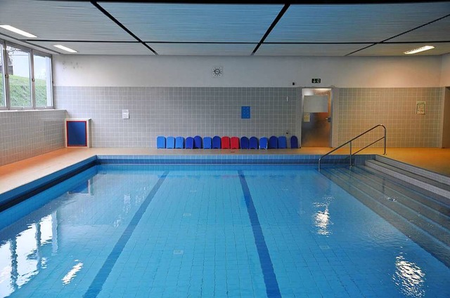 Das Lehrschwimmbecken der Grundschule war im Winter auer Betrieb.  | Foto: Ralf Strittmatter