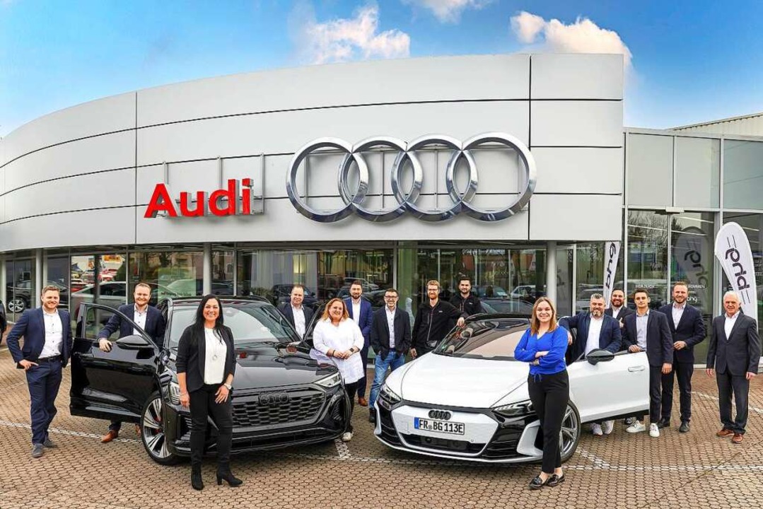Das Audi Team der bhg in Freiburg.  | Foto: bhg