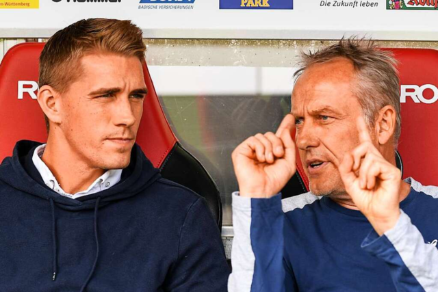 SC-Freiburg-Trainer Streich ber Nils Petersen: 
